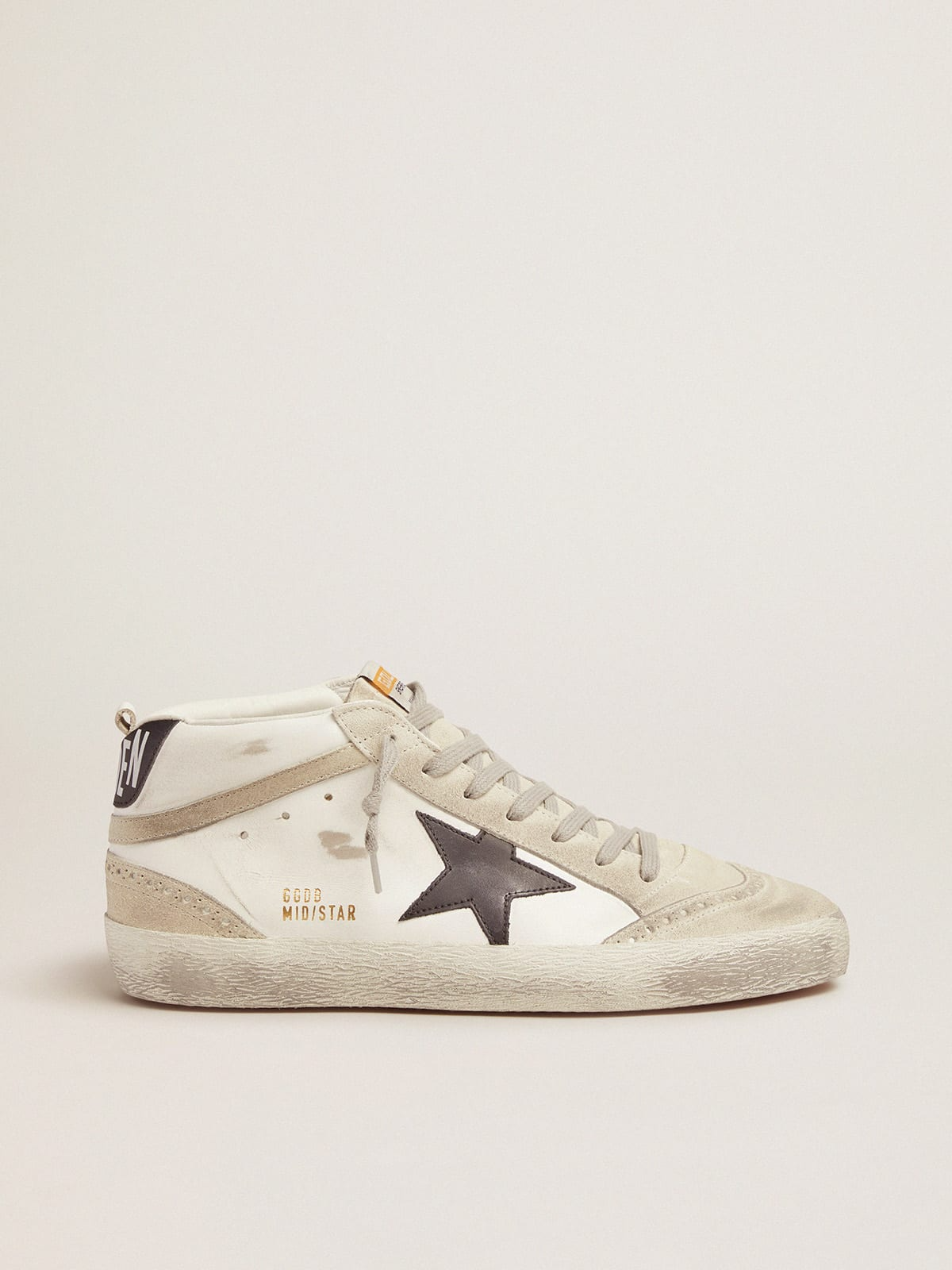 Mid Star homme blanches avec étoile noire