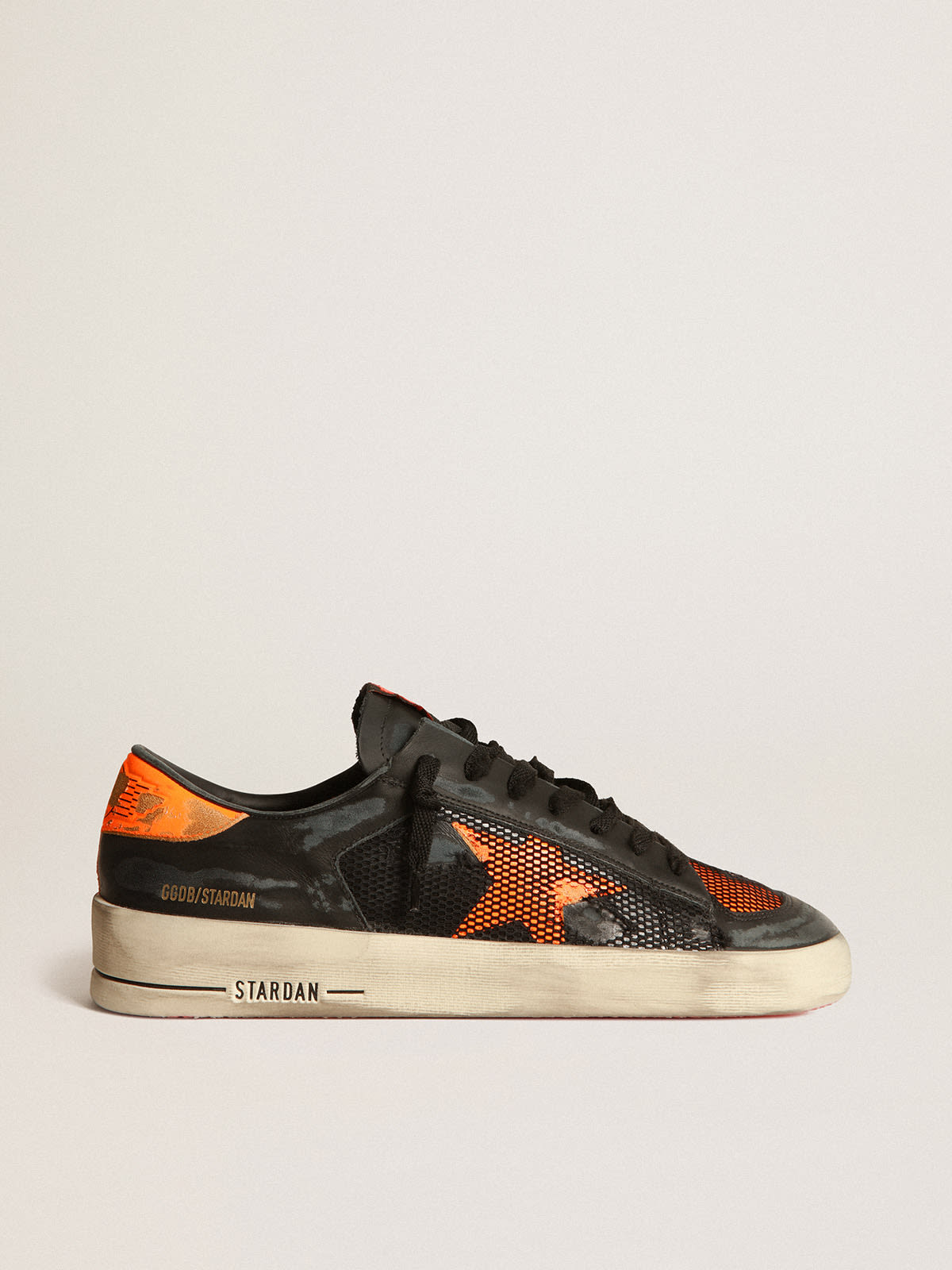 Sneakers Stardan noires et orange