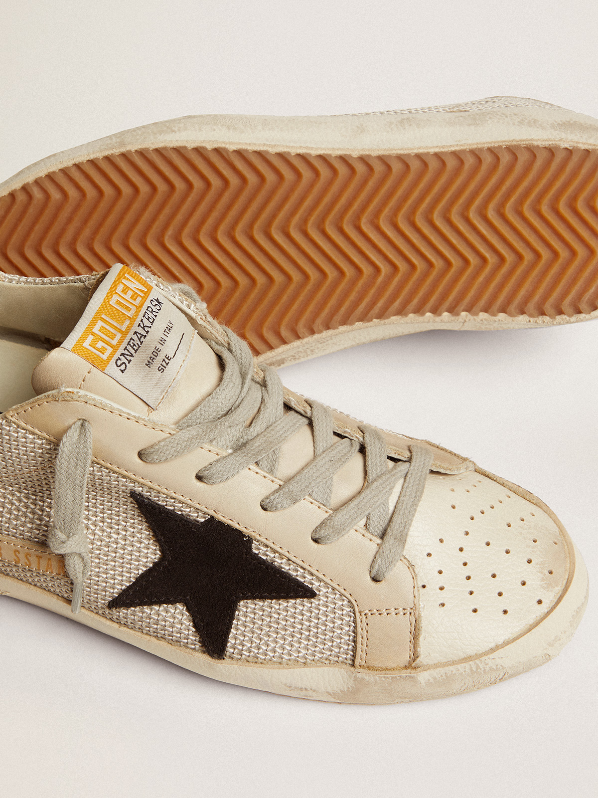 Super-Star femme en cuir